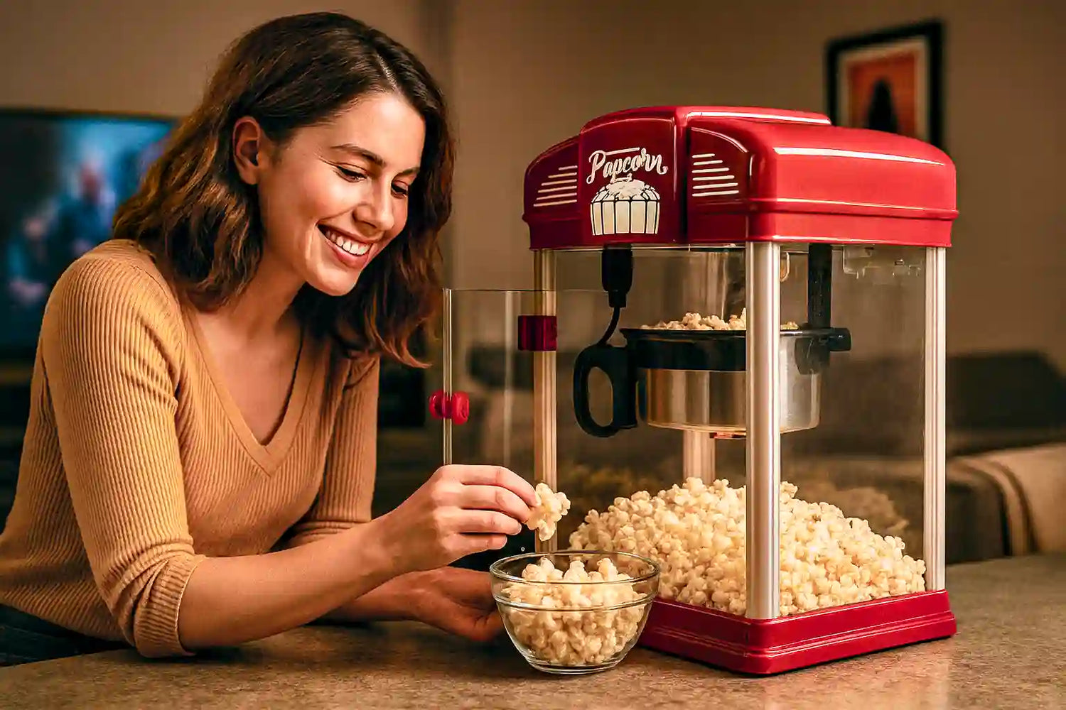 Home theater popcorn machines.